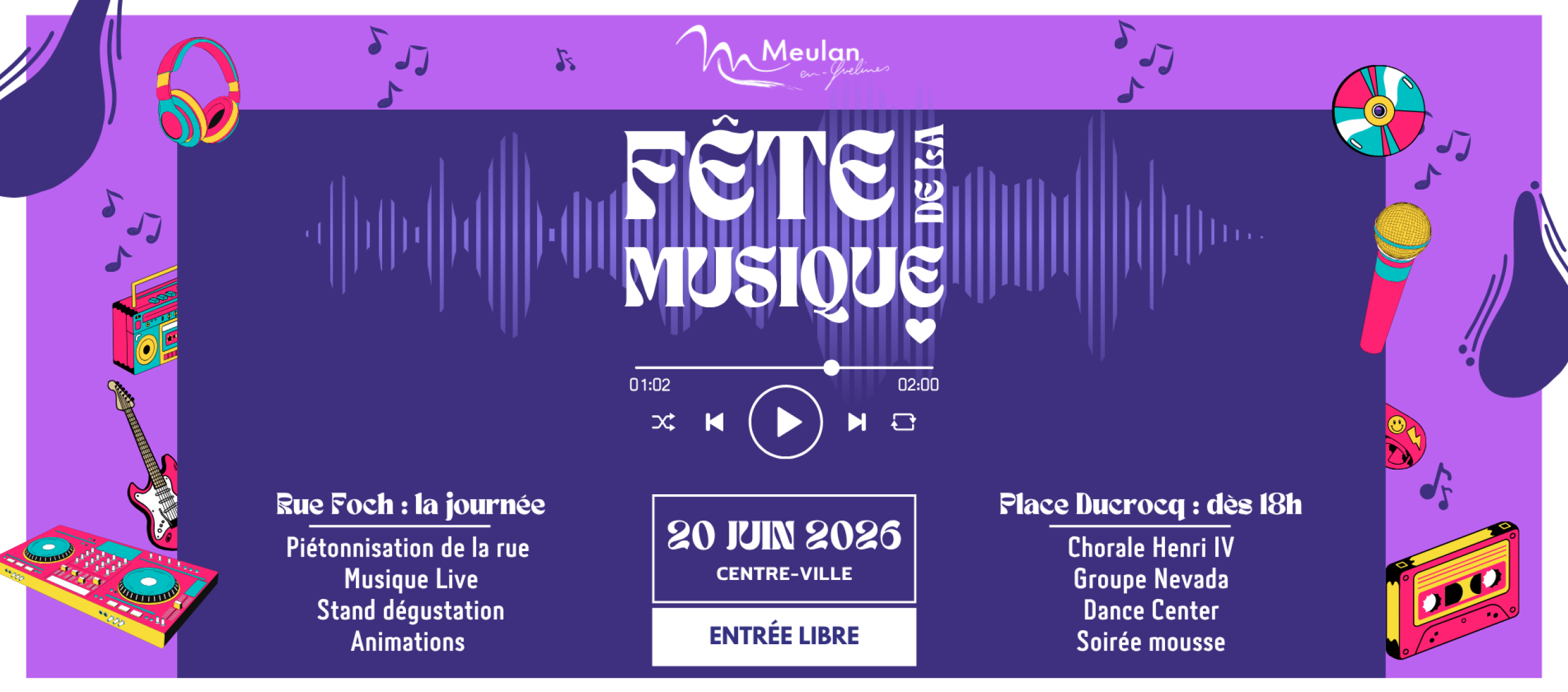 Fête de la musique 2026 meulan en yvelines 