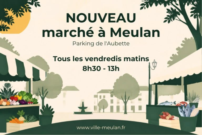 Image Meulan-en-Yvelines Marché